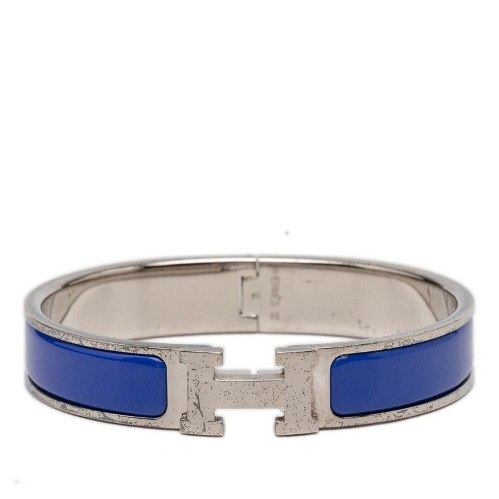 Hermes Clic Clac H PM Bracelet Metal Enamel Silver